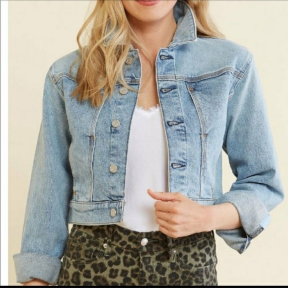 7 For All Mankind Jackets & Blazers - 7 for All Mankind Blue Denim Jacket  | Size L